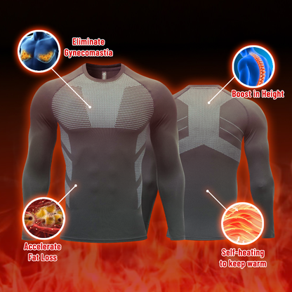 Far infrared (FIR) thermostatic shaping clothing