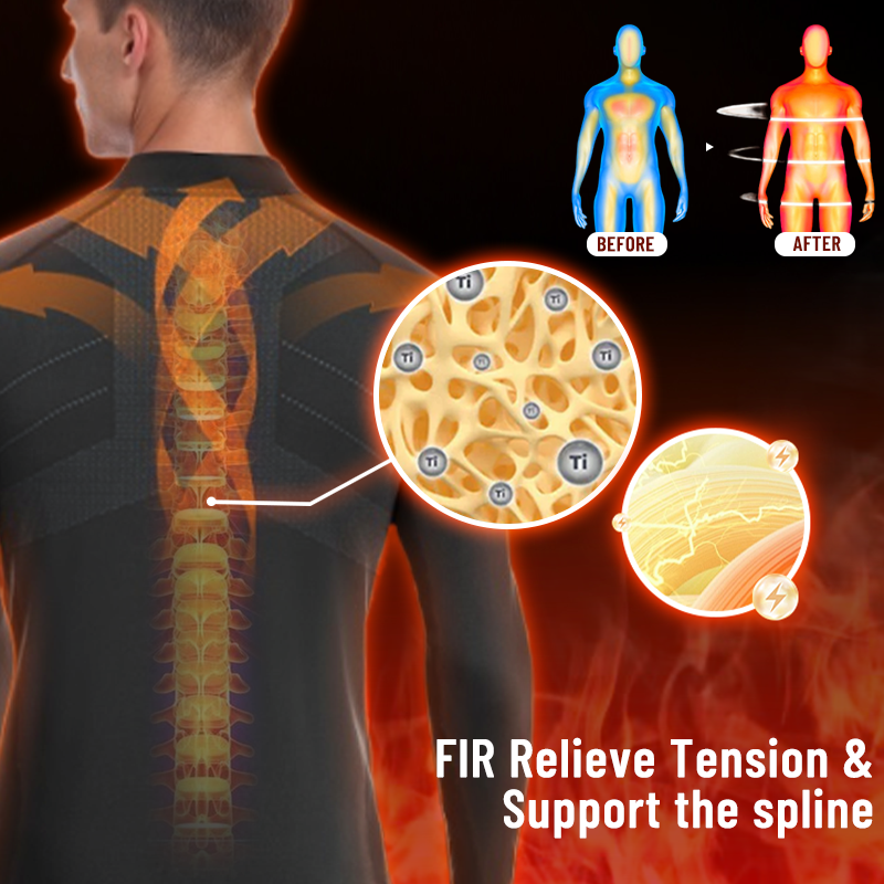 Far infrared (FIR) thermostatic shaping clothing