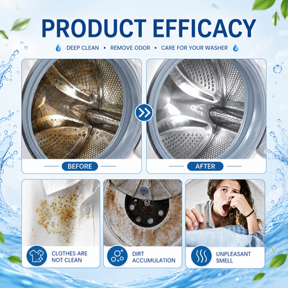 🔥Active Washer Cleaner Tablets – Powerful Deep Clean Without Harsh Chemicals, Safe for Families & Pets