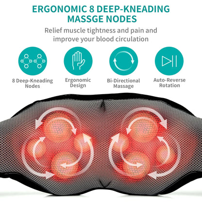 Professional Heated Shiatsu Neck Massager
