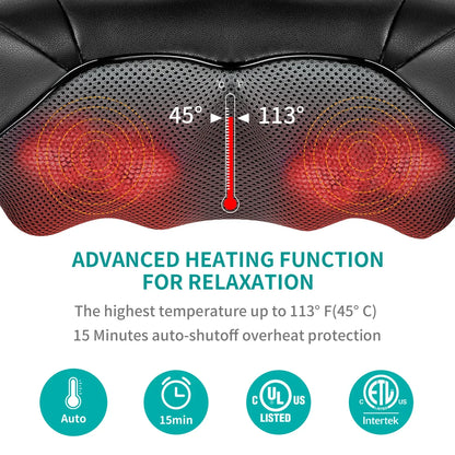 Professional Heated Shiatsu Neck Massager
